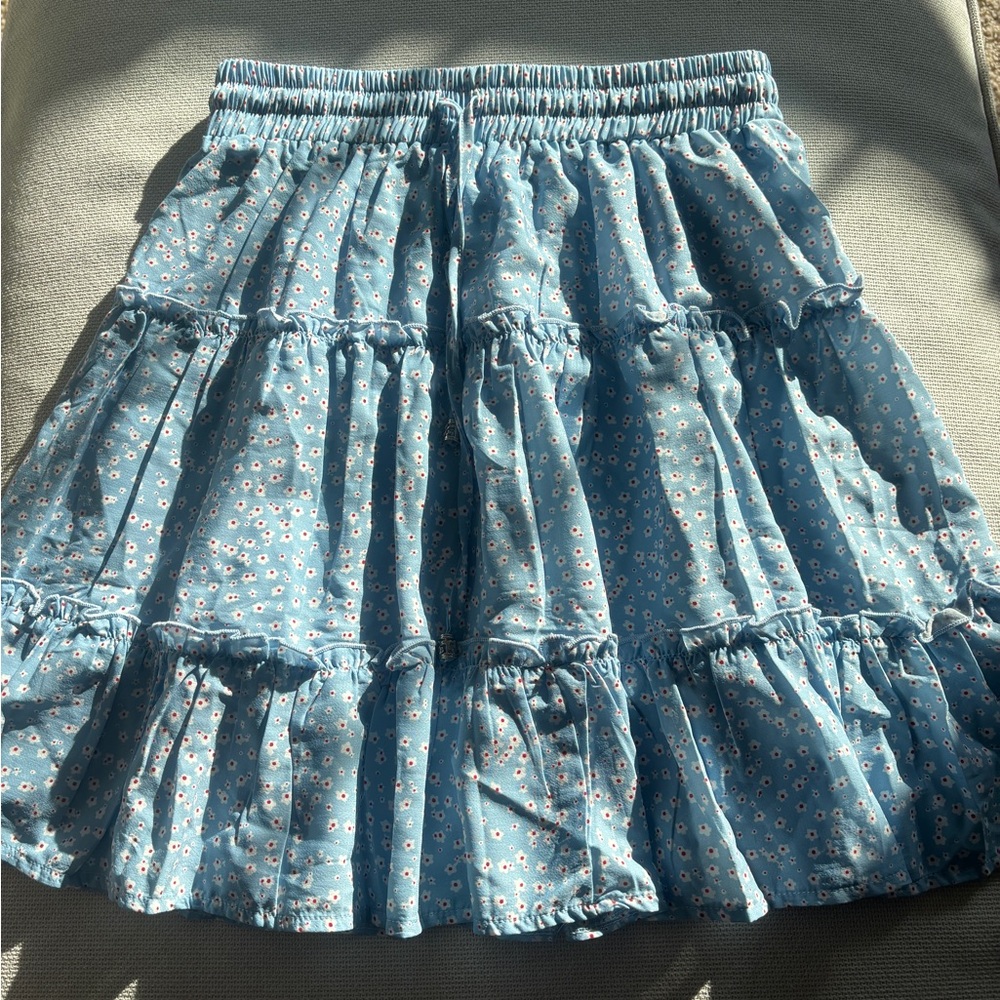Princess Polly Blue Bubble Mini Skirt